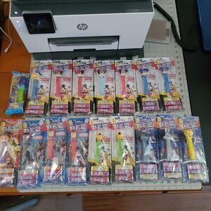 Pez Lot Mickey Mouse Iron Man Goofy Space Jam Spider Sealed & In Protective Bag